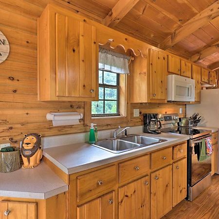Quaint Log Cabin With Views Near West Jefferson Warrensville エクステリア 写真