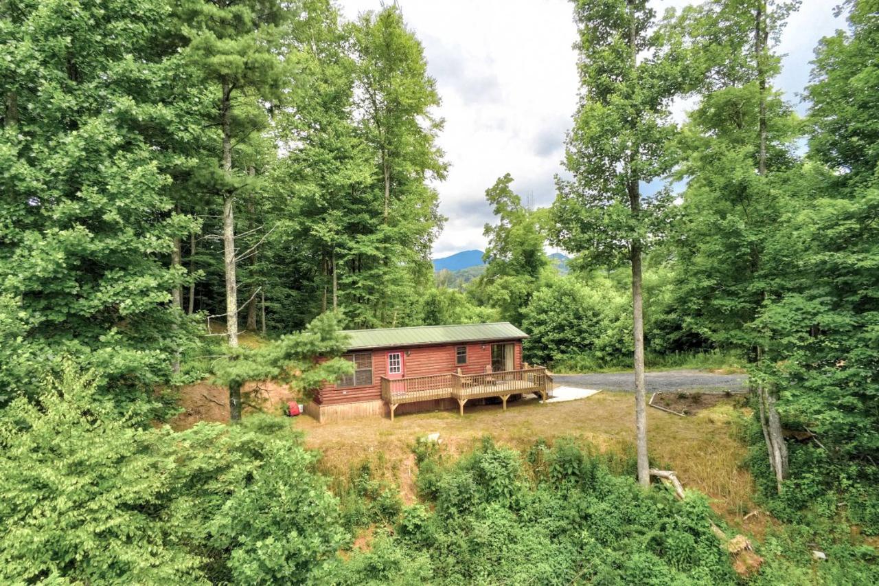 Quaint Log Cabin With Views Near West Jefferson Warrensville エクステリア 写真