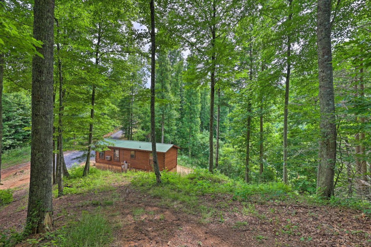 Quaint Log Cabin With Views Near West Jefferson Warrensville エクステリア 写真